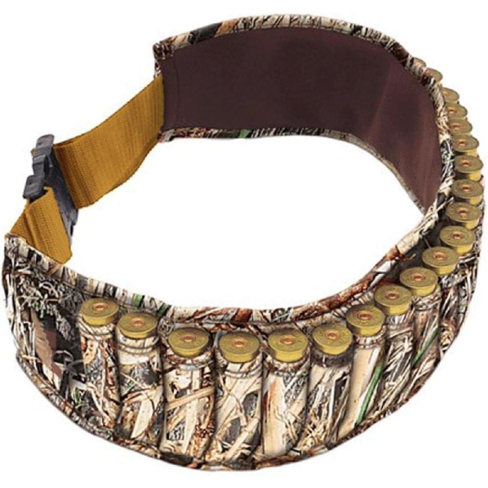 imageAllen Waterfowl Camo Shotgun Shell Belt Holds 25 ShellsMossy Oak Blades Camo