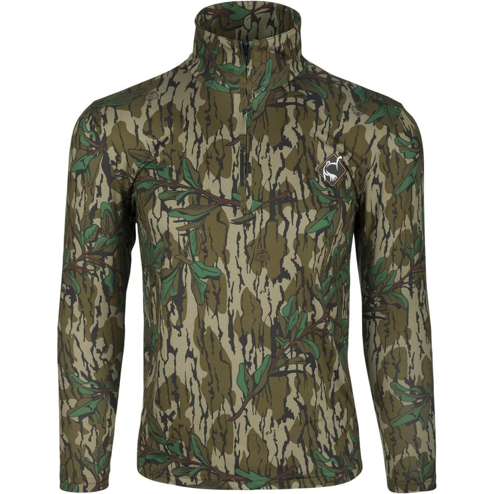 imageDrake Waterfowl unisexadult 14 ZipMossy Oak Greenleaf
