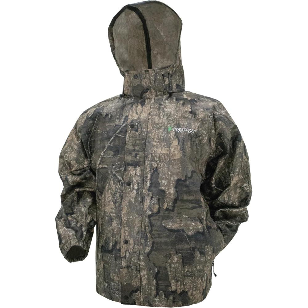 imageFROGG TOGGS Mens Classic Pro Action Waterproof Breathable Rain JacketRealtree Timber