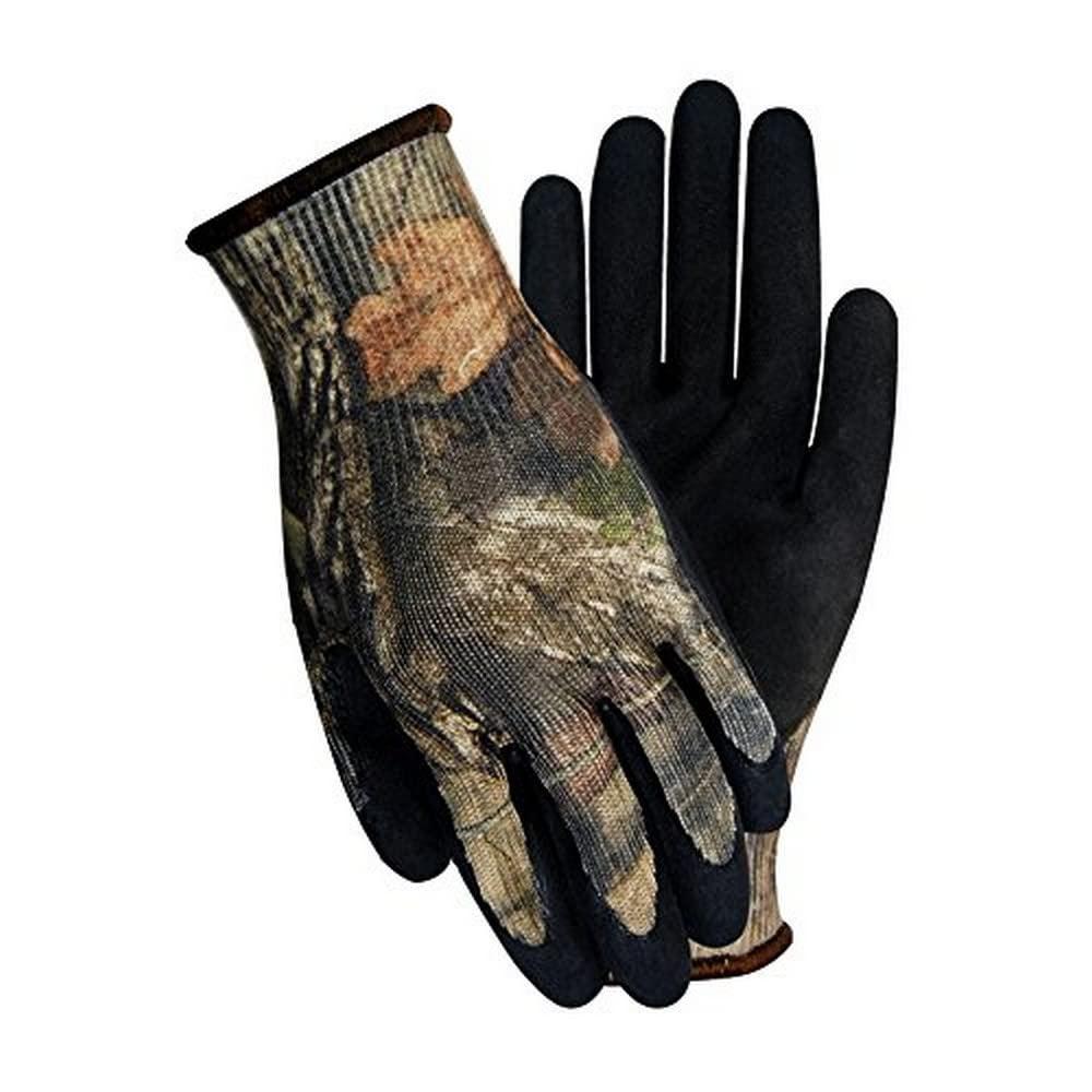 imageHandMaster T485TL Mossy Oak Coated Glove 100 Polyester Large Camo MediumMedium