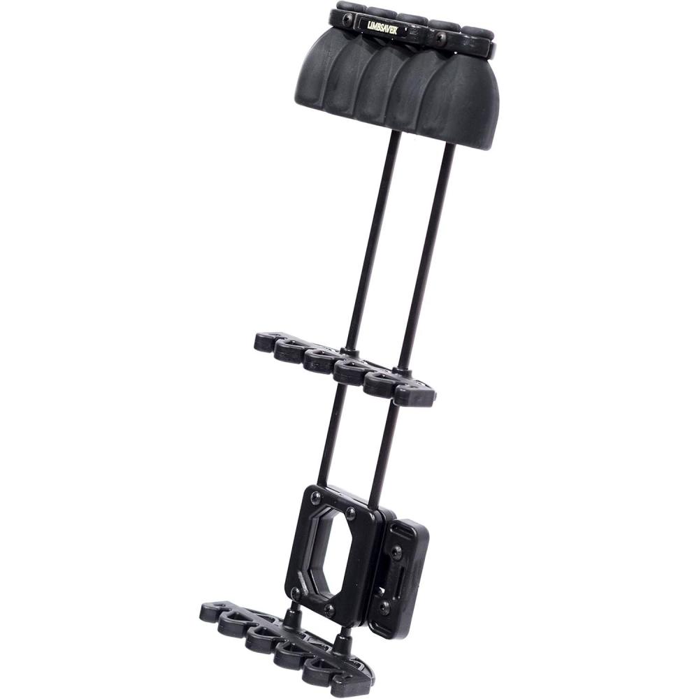 imageLimbSaver Silent Quiver for Bow Hunting One Piece Lightweight and Low Profile Works with Right and LeftHanded Bows Fits All Arrow SizesBlack