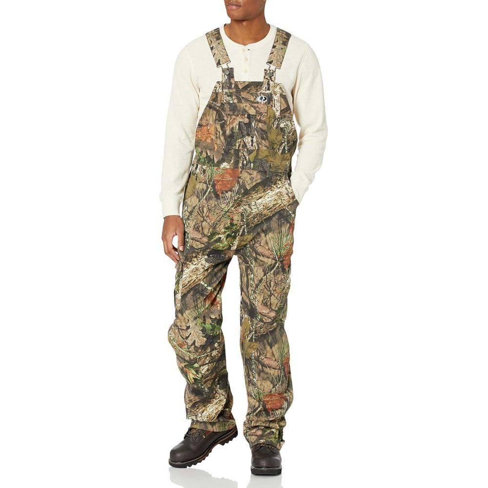 imageMossy Oak Cotton Mill 20 Camo Hunting Bibs Uninsulated Camo Overalls for MenBreakup Country