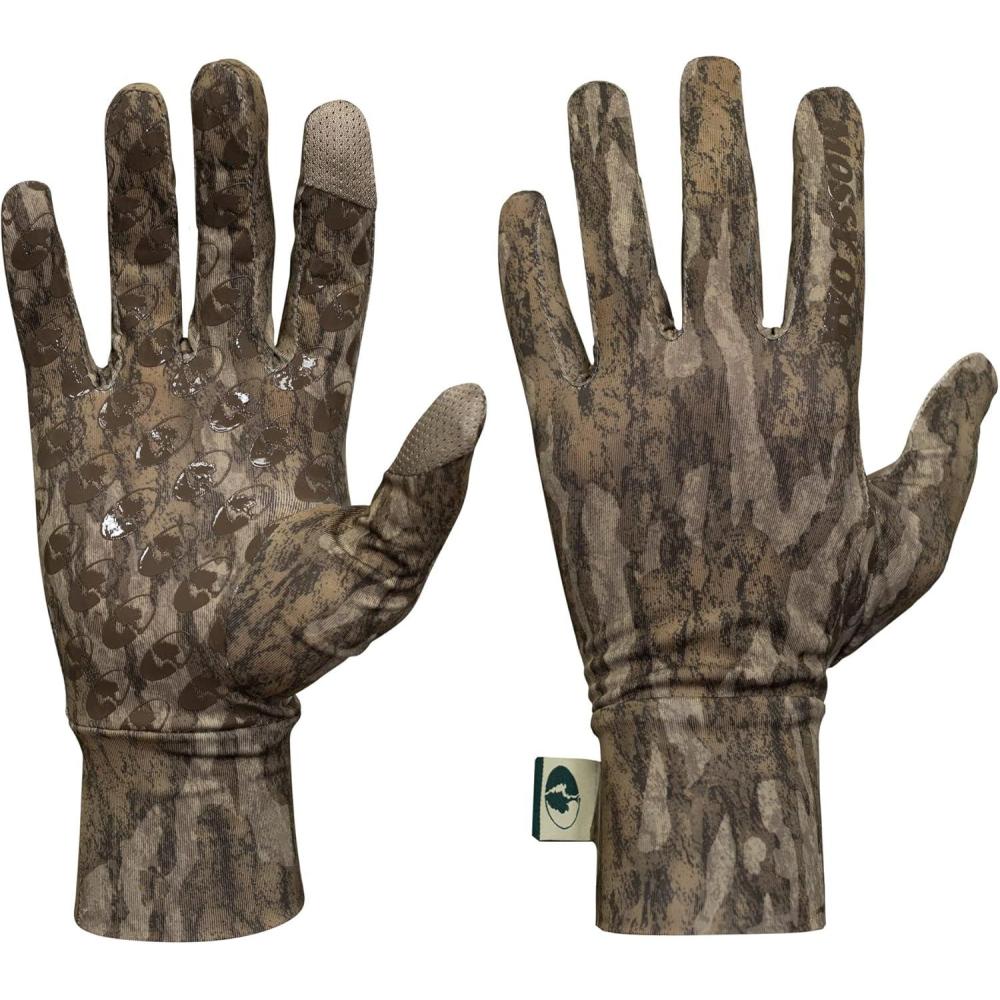 imageMossy Oak Lightweight Camo Hunting GlovesBottomland