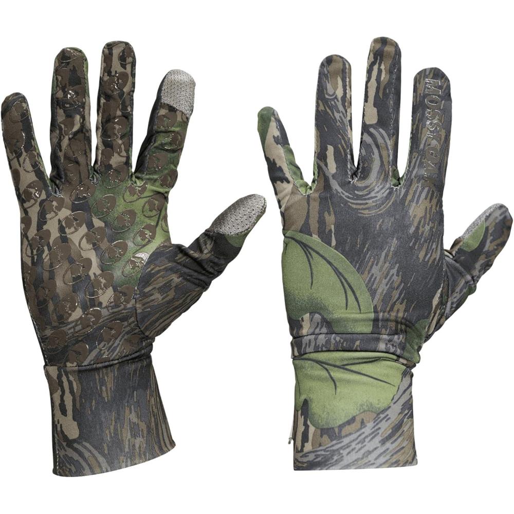 imageMossy Oak Lightweight Camo Hunting GlovesFull Foliage