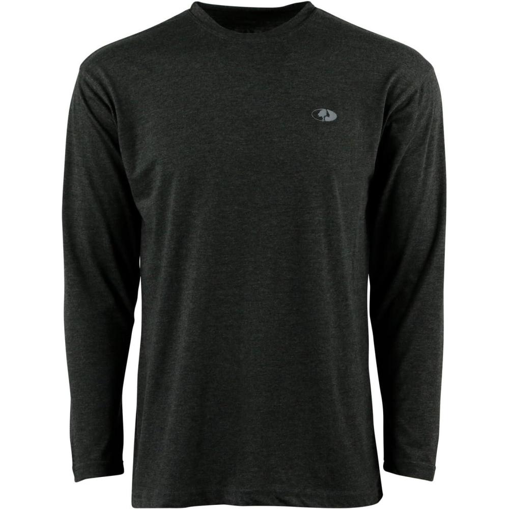 imageMossy Oak Long Sleeve Work Shirts for Men Construction Shirts for MenDark Heather Grey