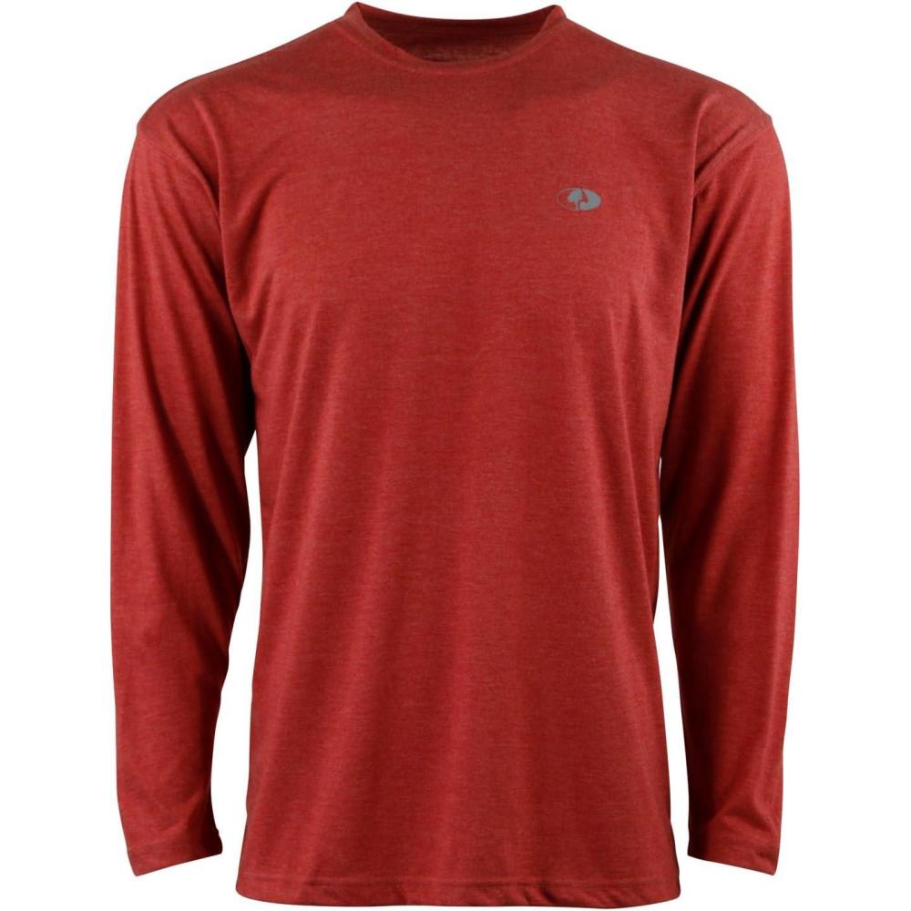 imageMossy Oak Long Sleeve Work Shirts for Men Construction Shirts for MenHeather Red