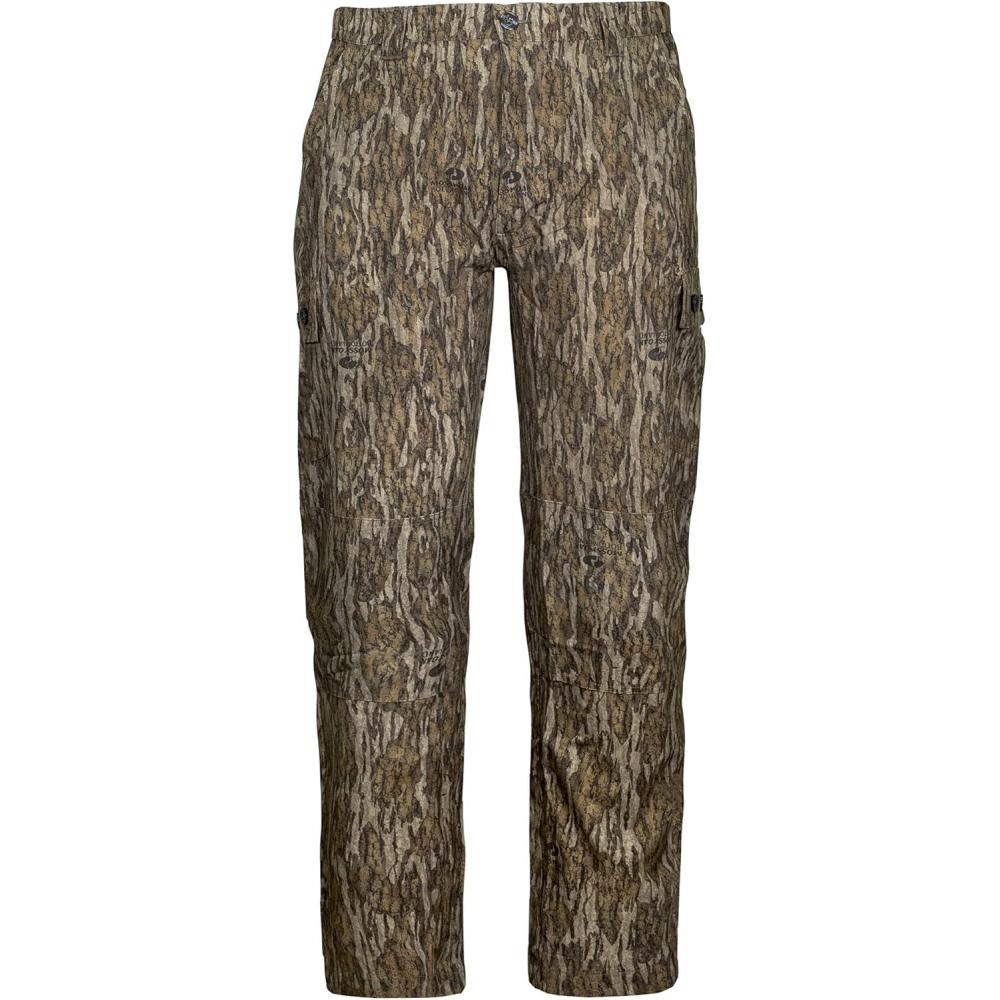 imageMossy Oak Mens Mens Lightweight Camo Hunting Pants TibbeeBottomland