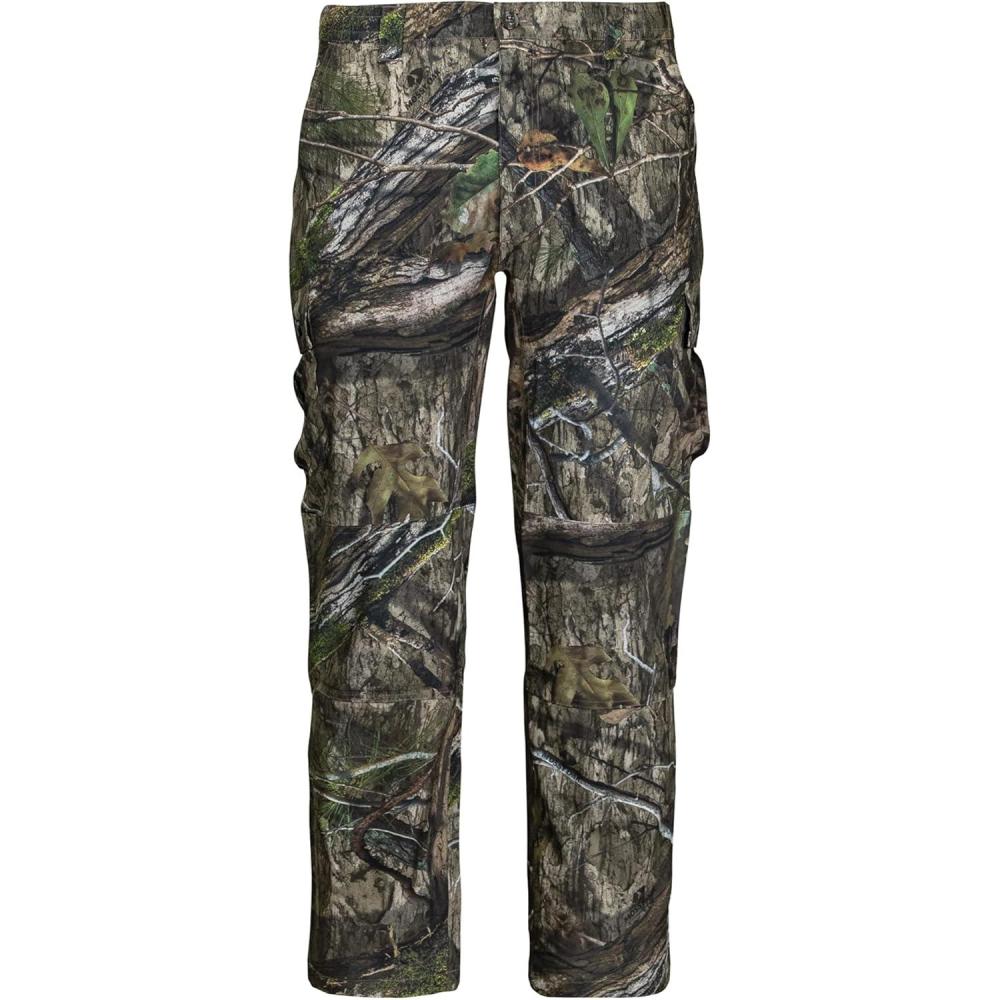 imageMossy Oak Mens Mens Lightweight Camo Hunting Pants TibbeeCountry Dna