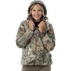 DOING SOMETHING GREAT Womens Reversible Puffer Jacket(Realtree Edge/Stone)