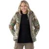 DOING SOMETHING GREAT Womens Reversible Puffer Jacket(Realtree Edge/Stone)