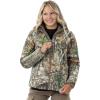 DOING SOMETHING GREAT Womens Reversible Puffer Jacket(Realtree Edge/Stone)