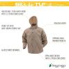 FROGG TOGGS Men’s Classic Pro Action Waterproof Breathable Rain Jacket(Khaki)