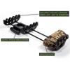 LimbSaver Silent Quiver for Bow Hunting, One Piece, Lightweight and Low Profile, Works with Right and Left-Handed Bows, Fits All Arrow Sizes(Carbon Black)