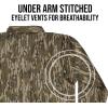 Mossy Oak Chamois Hunting Camo Shirt for Men | Heavyweight Cotton, Button Down Shirt with Pockets(Original Bottomland)