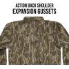 Mossy Oak Chamois Hunting Camo Shirt for Men | Heavyweight Cotton, Button Down Shirt with Pockets(Original Bottomland)