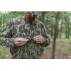 Mossy Oak Cotton Mill 2.0 Camo Hunting Bibs, Uninsulated Camo Overalls for Men(Greenleaf)