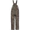 Mossy Oak Cotton Mill 2.0 Camo Hunting Bibs, Uninsulated Camo Overalls for Men(Original Bottomland)