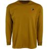 Mossy Oak Long Sleeve Traditional Logo Cotton Blend Unisex T-Shirt(Bark)