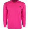 Mossy Oak Long Sleeve Traditional Logo Cotton Blend Unisex T-Shirt(Safety Pink)
