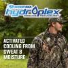 Mossy Oak Men’s Hunting Shirts Lightweight Camo Tibbee Tech Stretch Quarter Zip(Greenleaf)