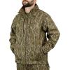 Mossy Oak Men’s Sherpa Fleece Lined Camo Hunting Jacket(Bottomland)