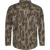 Mossy Oak Men’s Tibbee Technical Lightweight Camo Hunting Shirt(Original Bottomland)