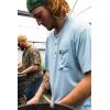 Mossy Oak Tombigbee Light Henley Shirt for Men with Pocket | Outdoor Fishing & Travel Tee | Casual Men’s Camp T-Shirt (S–3XL)(Muscadine)