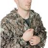 QuikCamo 3D Leafy Hooded 1/4 Zip Pullover Top(Mossy Oak Greenleaf)