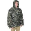 QuikCamo 3D Leafy Hooded 1/4 Zip Pullover Top(Mossy Oak Greenleaf)