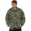 QuikCamo 3D Leafy Hooded 1/4 Zip Pullover Top(Nwtf Mossy Oak Obsession)