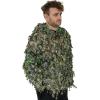 QuikCamo 3D Leafy Hooded 1/4 Zip Pullover Top(Nwtf Mossy Oak Obsession)