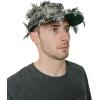 QuikCamo Lightweight 3D Leafy Camo Face Mask & Hat for Hunting, OSFM Adjustable Camouflage Hat, Mossy Oak & Realtree(Mossy Oak Mountain Country Camo)
