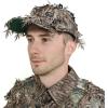 QuikCamo Lightweight 3D Leafy Camo Face Mask & Hat for Hunting, OSFM Adjustable Camouflage Hat, Mossy Oak & Realtree(Mossy Oak New Bottomland Camo)