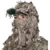 QuikCamo Lightweight 3D Leafy Camo Face Mask & Hat for Hunting, OSFM Adjustable Camouflage Hat, Mossy Oak & Realtree(Mossy Oak New Bottomland Camo)