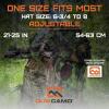 QuikCamo Lightweight 3D Leafy Camo Face Mask & Hat for Hunting, OSFM Adjustable Camouflage Hat, Mossy Oak & Realtree(Mossy Oak New Bottomland Camo)