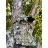 QuikCamo Lightweight 3D Leafy Camo Face Mask & Hat for Hunting, OSFM Adjustable Camouflage Hat, Mossy Oak & Realtree(Mossy Oak Original Bottomland Camo)