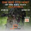 QuikCamo Lightweight 3D Leafy Camo Face Mask & Hat for Hunting, OSFM Adjustable Camouflage Hat, Mossy Oak & Realtree(Realtree Ap Leafy Blaze Orange)