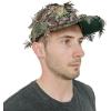 QuikCamo Lightweight 3D Leafy Camo Face Mask & Hat for Hunting, OSFM Adjustable Camouflage Hat, Mossy Oak & Realtree(Realtree Xtra Green Leafy Camo)