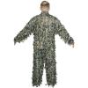 QuikCamo Mossy Oak 3D Leafy Camo Ghillie Suit, Lightweight Breathable Mesh for Hunting Men(Mossy Oak Greenleaf)