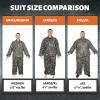 QuikCamo Mossy Oak 3D Leafy Camo Ghillie Suit, Lightweight Breathable Mesh for Hunting Men(Mossy Oak Greenleaf)
