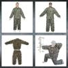 QuikCamo Mossy Oak 3D Leafy Camo Ghillie Suit, Lightweight Breathable Mesh for Hunting Men(Mossy Oak Greenleaf)