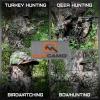 QuikCamo Mossy Oak 3D Leafy Camo Ghillie Suit, Lightweight Breathable Mesh for Hunting Men(Nwtf Mossy Oak Obsession)