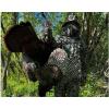 QuikCamo Realtree & Mossy Oak 3D Leafy Camo Face Mask Bucket Hat for Men Deer Duck and Turkey Hunting (Fully Adjustable OSFM)(Mossy Oak Mountain Country Camo)
