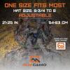 QuikCamo Realtree & Mossy Oak 3D Leafy Camo Face Mask Bucket Hat for Men Deer Duck and Turkey Hunting (Fully Adjustable OSFM)(Mossy Oak Original Bottomland Camo)