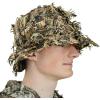QuikCamo Realtree & Mossy Oak 3D Leafy Camo Face Mask Bucket Hat for Men Deer Duck and Turkey Hunting (Fully Adjustable OSFM)(Mossy Oak Shadow Grass Blades Camo)