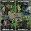 QuikCamo Realtree & Mossy Oak 3D Leafy Camo Face Mask Bucket Hat for Men Deer Duck and Turkey Hunting (Fully Adjustable OSFM)(Realtree Edge Camo)