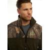 TrailCrest Men’s C-Max Full Zip Polar Fleece Jacket, Mossy Oak Camo Patterns(Olive Heather – Country Dna)