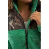TrailCrest Women’s C-Max Full Zip Polar Fleece Jacket Mossy Oak Camo Patterns(Green Heather – Breakup Country)