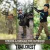 TrailCrest Youth Kids Camo Hunting Cargo Pants | 6 Pockets | Mossy Oak Break-Up Country™ (Improved Specs)(Bottomland)
