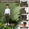 TrailCrest Youth Kids Camo Hunting Cargo Pants | 6 Pockets | Mossy Oak Break-Up Country™ (Improved Specs)(Bottomland)